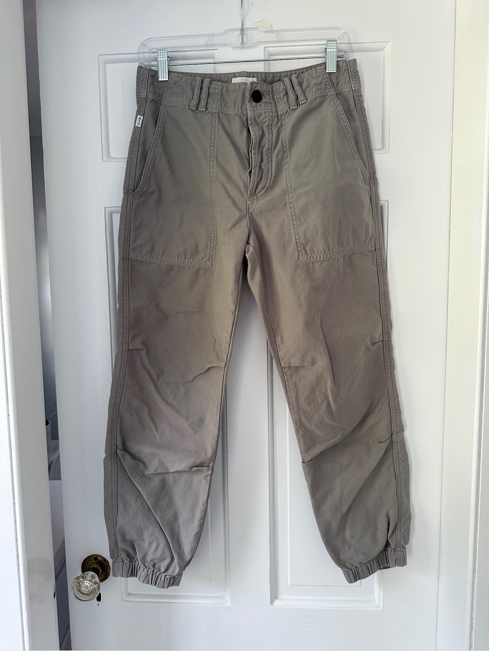 Citizens of Humanity Agni Grey Jogger Cargo Trousers in Size 27